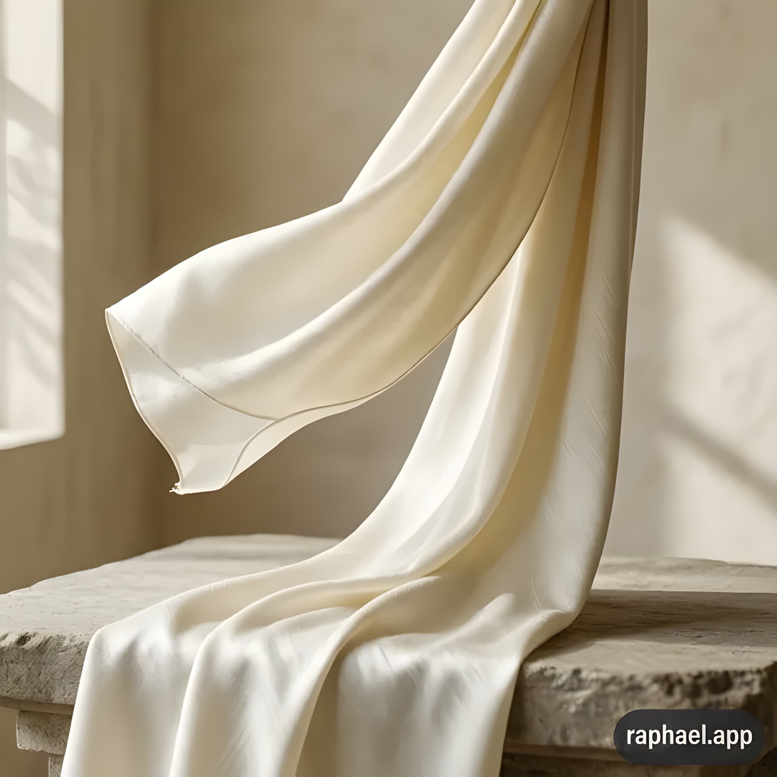 Voile de Soie — soie naturelle beige